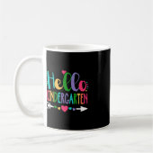 Hello Kindergarten Leopard Tie Dye Pencil Koffiemok (Links)