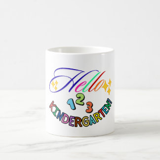 Hello Kindergarten Teacher Mug,Back to School gift Koffiemok