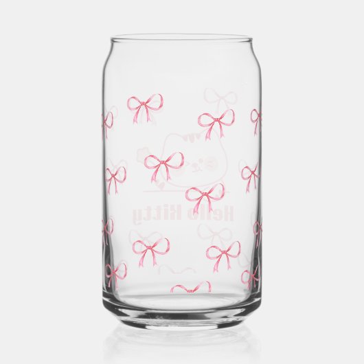 Hello Kitty Glas (Achterkant)