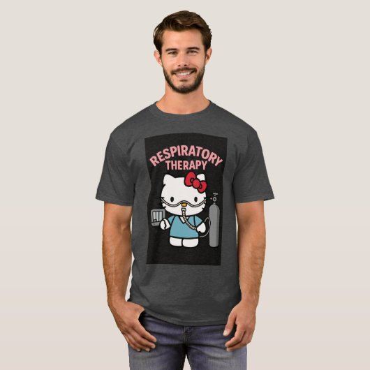 HELLO KITTY RESPIRATORY T-SHIRT (Voorkant volledig)