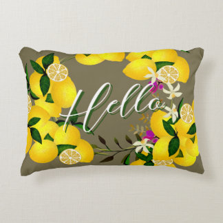 Hello Lemon Accent Pillow Kussen