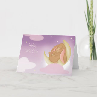 Hello Little One - Baby Birth Greeting Card Bedankkaart
