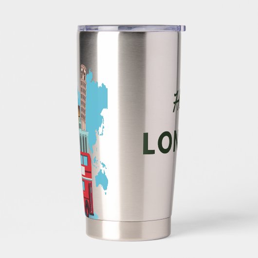 Hello London Geïsoleerde Drinkbeker (Links)