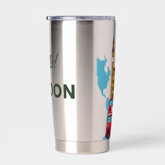 Hello London Geïsoleerde Drinkbeker (Rechts)