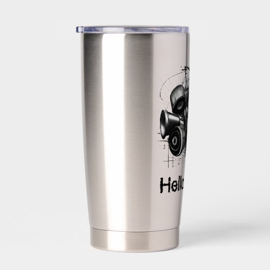 hello music geïsoleerde drinkbeker (Rechts)