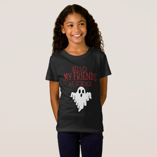 HELLO MY FRIENDS AT SCHOOL, BACK TO SCHOOL T-SHIRT (Voorkant volledig)