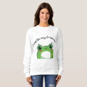 Hello My Friends | Frog Kawaii T-Shirt (Voorkant volledig)