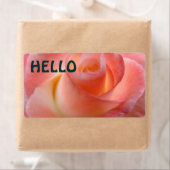 HELLO Naamlabels Roze Rozen Bloemen Labels (Insitu)