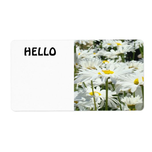 HELLO Naamlabels stickers Labels Conferenties (Voorkant)