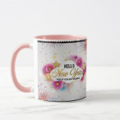 Hello New Year Glam Cinematic Floral Combo Mug Mok (Links)