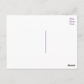 Hello Pit Bull Puppy Dog Blank Postcard Briefkaart (Achterkant)