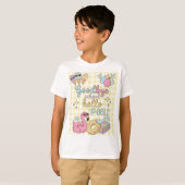Hello Pool Party Gele Caro T-Shirt  (Voorkant volledig)
