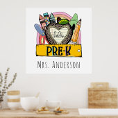 Hello Pre-K Back To School Poster (Keuken)