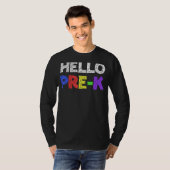 Hello Pre K Back To School T-shirt (Voorkant volledig)