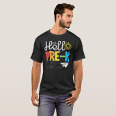 Hello Pre K Fun PreSchool Backto School Student T-shirt (Voorkant volledig)