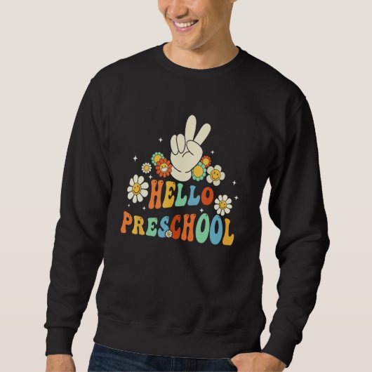 Hello Preschool Back to School Preschool Teachers Trui (Voorkant)