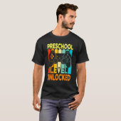 Hello Preschool Level Unlocked Video Game Back To  T-shirt (Voorkant volledig)
