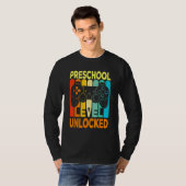 Hello Preschool Level Unlocked Video Game Back To  T-shirt (Voorkant volledig)