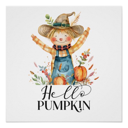 Hello Pumpkin-Digital Download Poster (Voorkant)