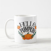 Hello Pumpkin Fall Autumn                          Koffiemok (Links)