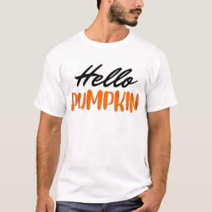 Hello Pumpkin Fall Season Autumn T-shirt
