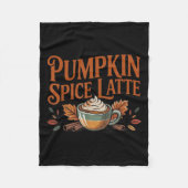 Hello Pumpkin Latte Sce Coffee Love Fall Season  Fleece Deken (Voorkant)