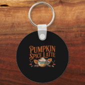 Hello Pumpkin Latte Sce Coffee Love Fall Season  Sleutelhanger (Voorkant)