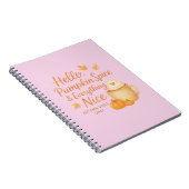 Hello, Pumpkin Spice & Everything Nice Journal Notitieboek (Rechterzijde)