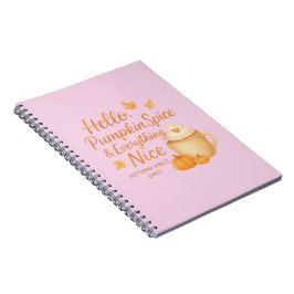 Hello, Pumpkin Spice & Everything Nice Journal Notitieboek