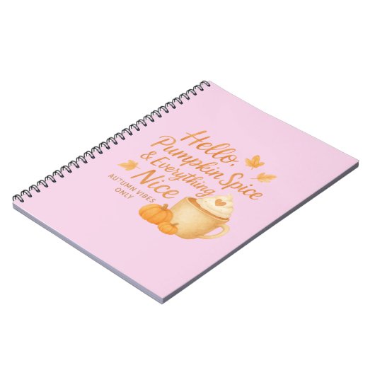 Hello, Pumpkin Spice & Everything Nice Journal Notitieboek (Linkerzijde)