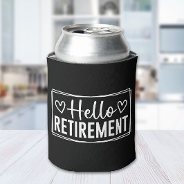 Hello Retirement for Women – Gift for Retired Woma Blikjeskoeler