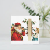 Hello Santa Feestdagenkaart (Staand voorkant)