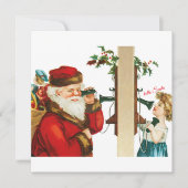 Hello Santa Feestdagenkaart (Voorkant)