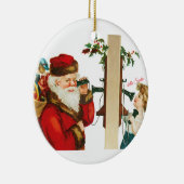 Hello Santa Keramisch Ornament (Rechts)