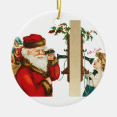 Hello Santa Keramisch Ornament (Voorkant)