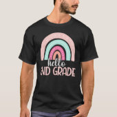 Hello Second Grade Back To School 2nd Grade Teache T-shirt (Voorkant)