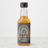 Hello Second Grade Back To School Gift Likeurfles Etiket (Voorkant)