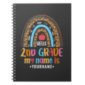 Hello Second Grade Back To School Gift Notitieboek (Voorkant)