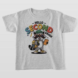 Hello Second Grade Coquette Bow Teacher Girl T-shirt