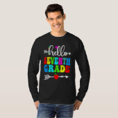 Hello Seventh Grade Team 7th Grade Back To School  T-shirt (Voorkant volledig)