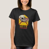 Hello Skull Skeleton Mail Postal Service Postman M T-shirt (Voorkant)