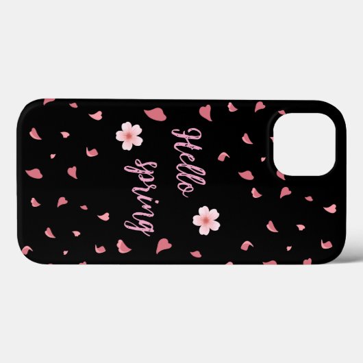 Hello Spring iPhone Case (Achterkant (horizontaal))
