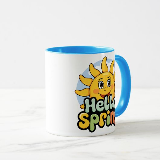 Hello Spring Mok (Voorkant rechts)