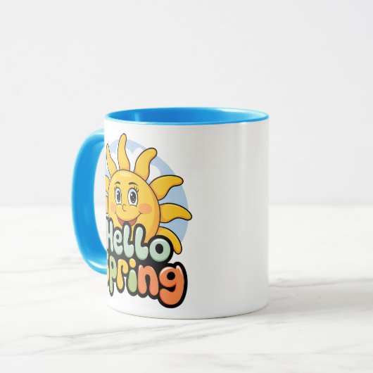 Hello Spring Mok (Voorkant links)