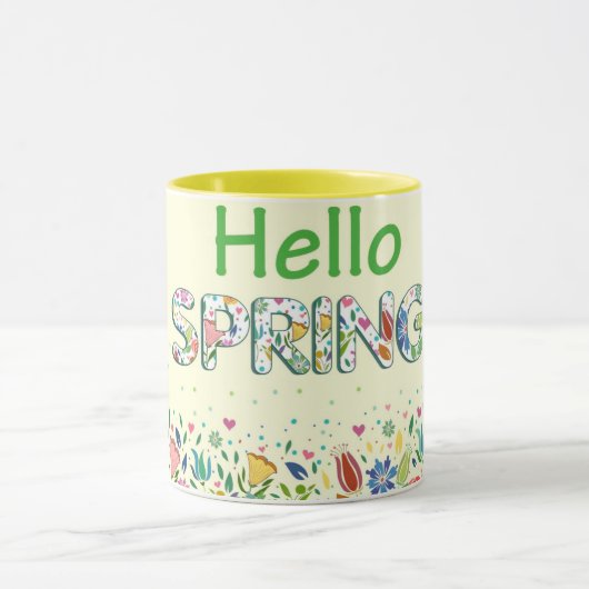 Hello Spring Mug Mok (Midden)