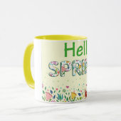 Hello Spring Mug Mok (Voorkant links)