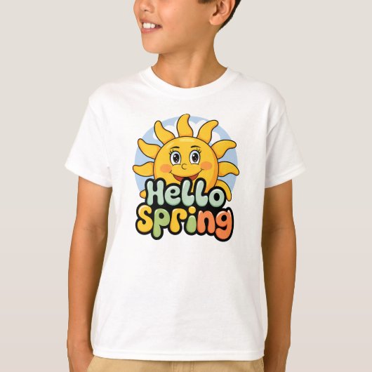 Hello Spring T-shirt (Voorkant)