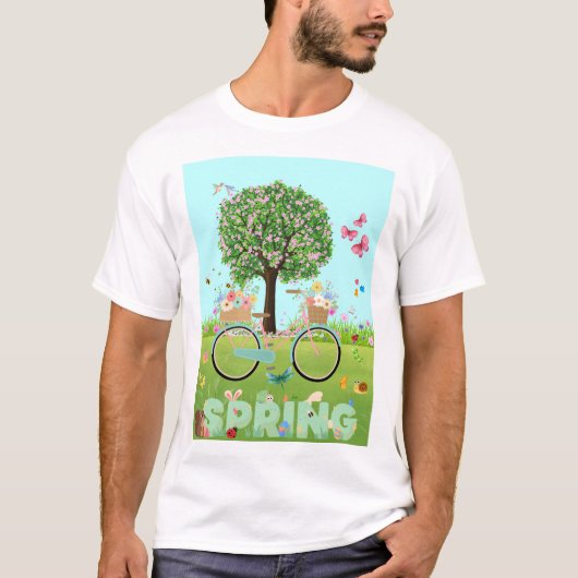 Hello spring t-shirt (Voorkant)