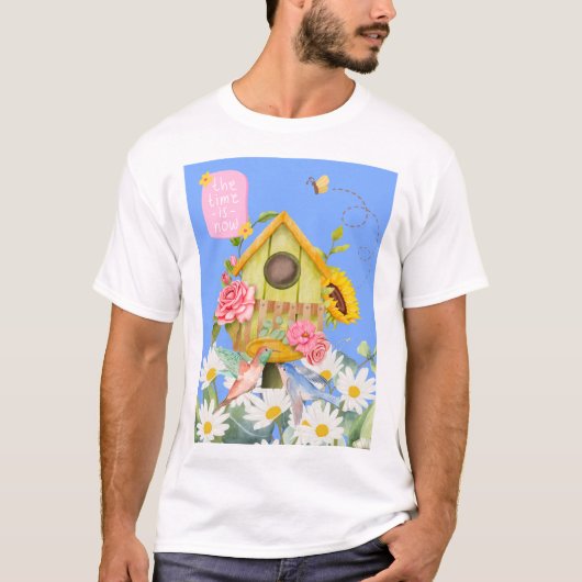 Hello spring t-shirt (Voorkant)