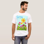 Hello spring t-shirt (Voorkant volledig)